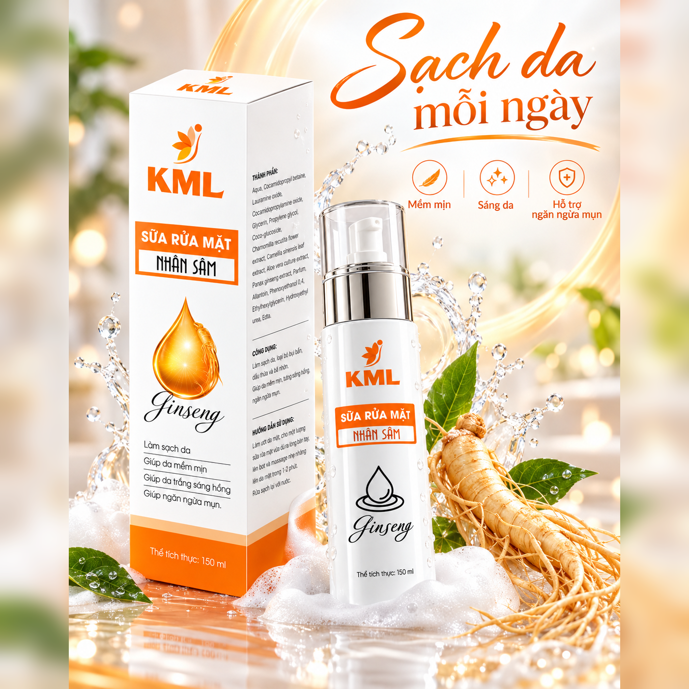 SỮA RỬA MẶT NHÂN SÂM